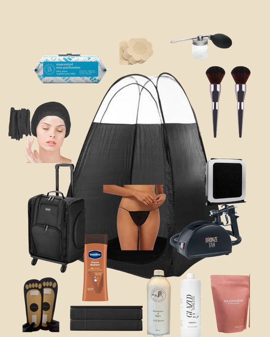 Spray Tan Starter Kit (Supplies Only) - Gold