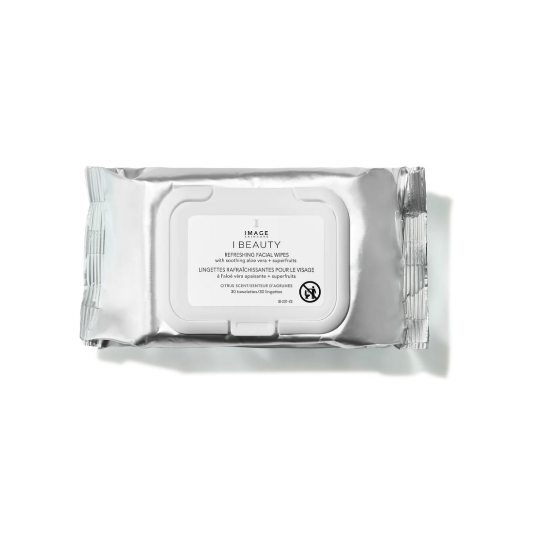 I BEAUTY Refreshing Facial Wipes (30 Towelettes)